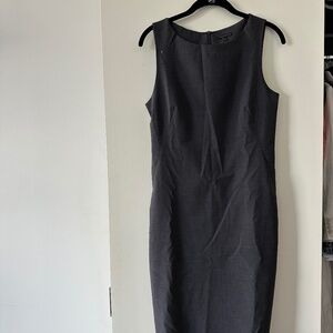 Theory sleeveless fitted dress